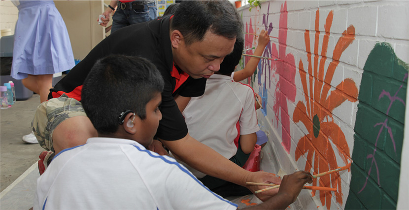 DBS employees creating a more conducive environment for hearing impaired students