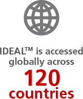 IDEAL(TM) is accessed globally across 120 countries