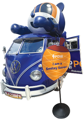 Smart Buddy watch and bus graphic