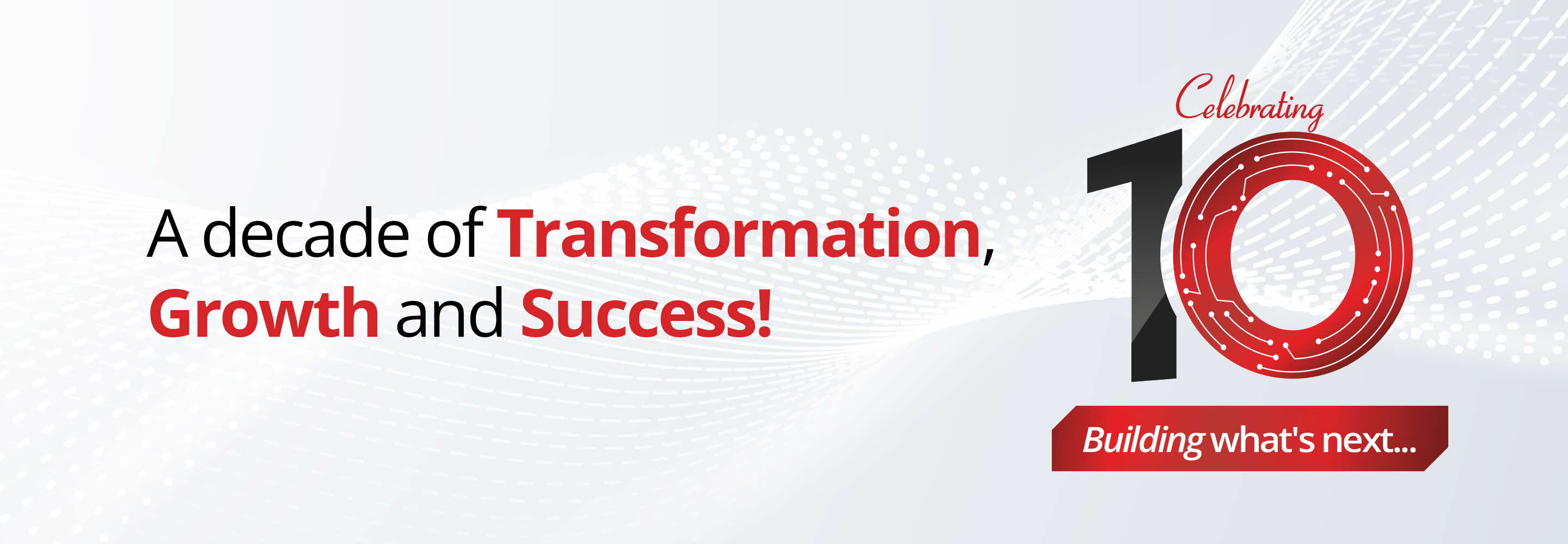 A decade of transformation, growth and success