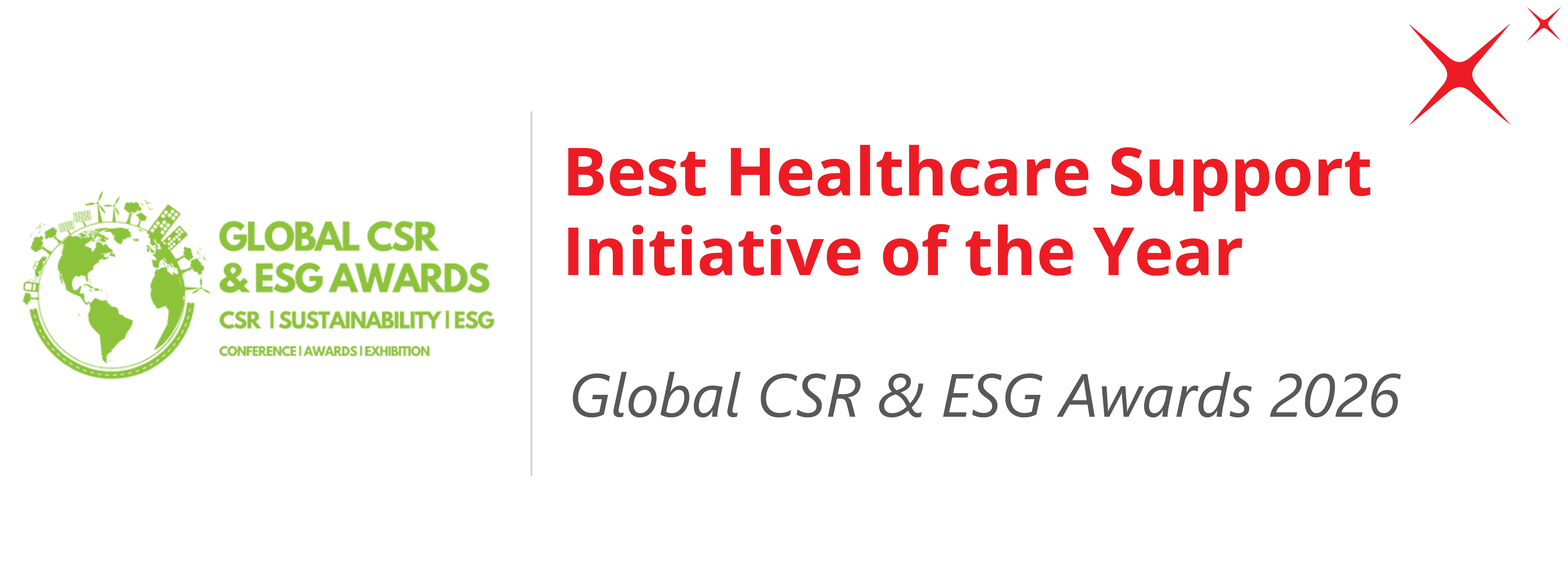 Global CSR & ESG Awards 2026 - Best Healthcare Support Initiative of the Year