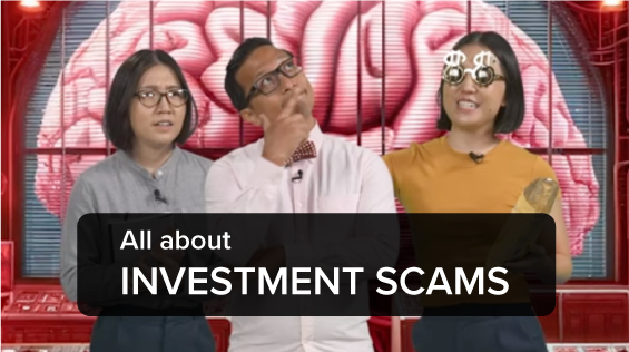 All about investment scams | DBS x SPF