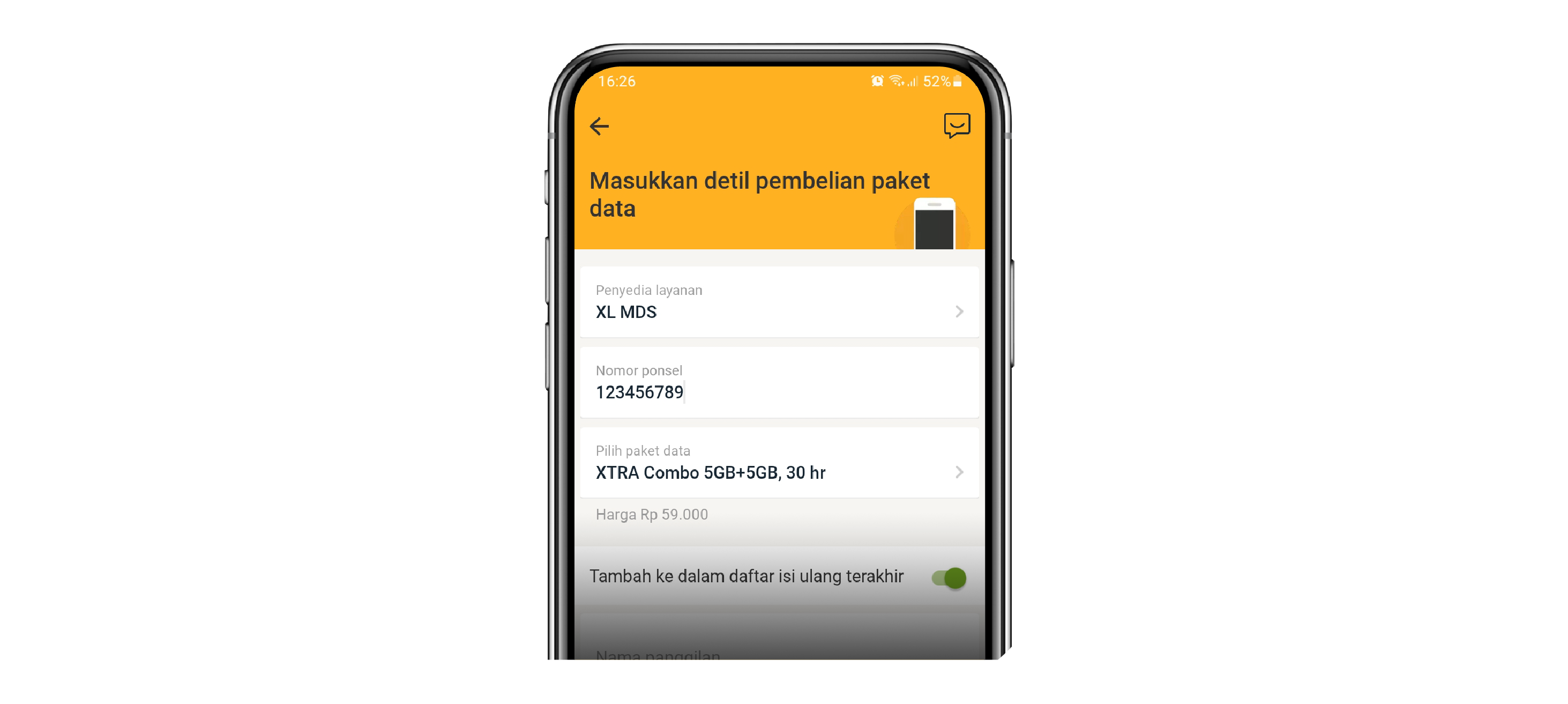 How to isi paket data XL