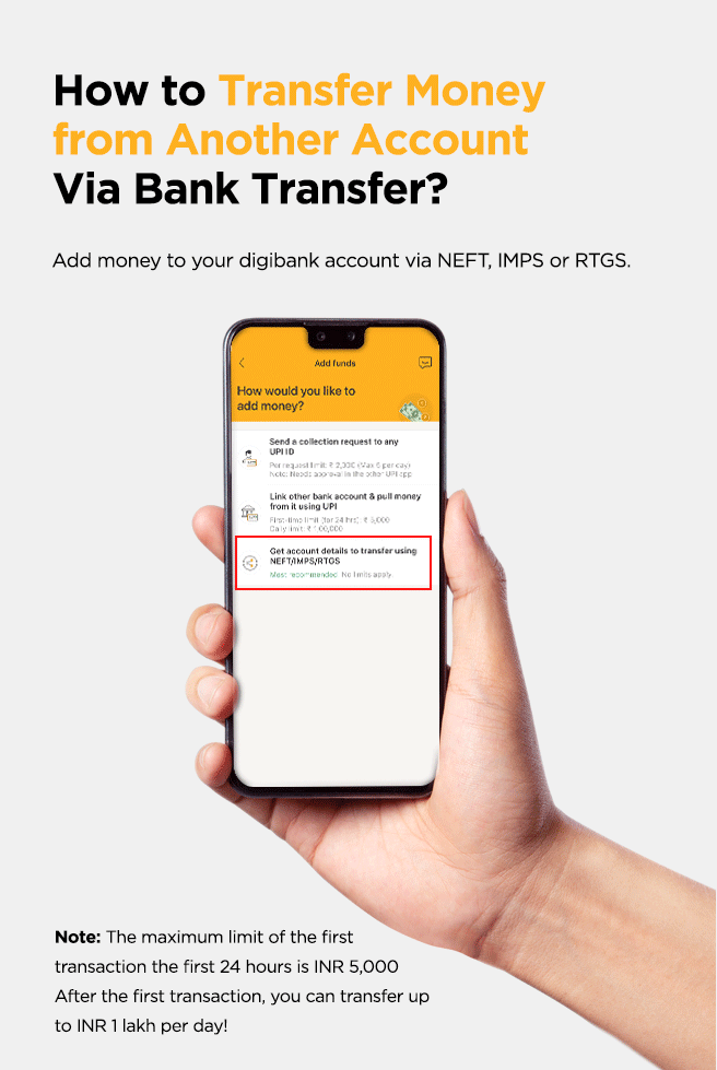 How to Transfer Money from Another Account Via Bank Transfer?