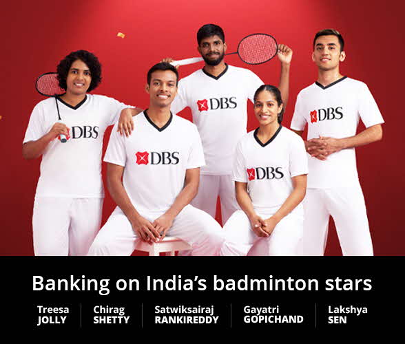 DBS Bank India is banking on India’s badminton stars!