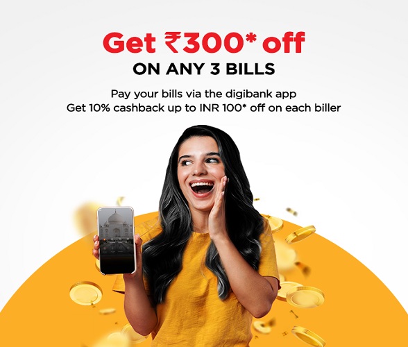 Pay your bills via the digibank