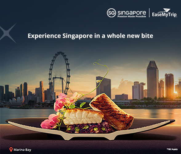Use your DBS Bank Cards and get up to 15%* OFF on your booking at EaseMyTrip.