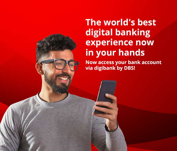 Follow 3 simple steps to access your LVB account via digibank by DBS. 