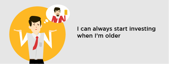 1st Investing Myths Is I Can Always Start Investing When I Am Older