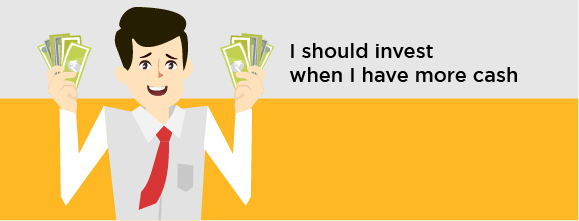2nd Investing Myths Is I Should Invest When I Have More Cash 2nd Investing Myths Is I Should Invest When I Have More Cash