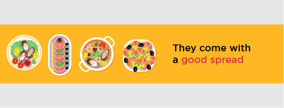 They Come With A Good Spread They Come With A Good Spread