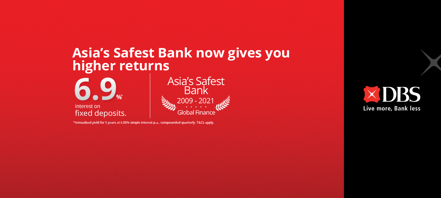 Asia's Safest Bank now gives you higher returns
