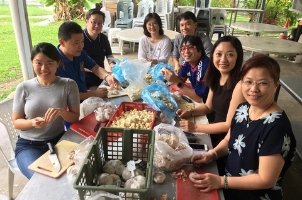 Meals together with Group Research  