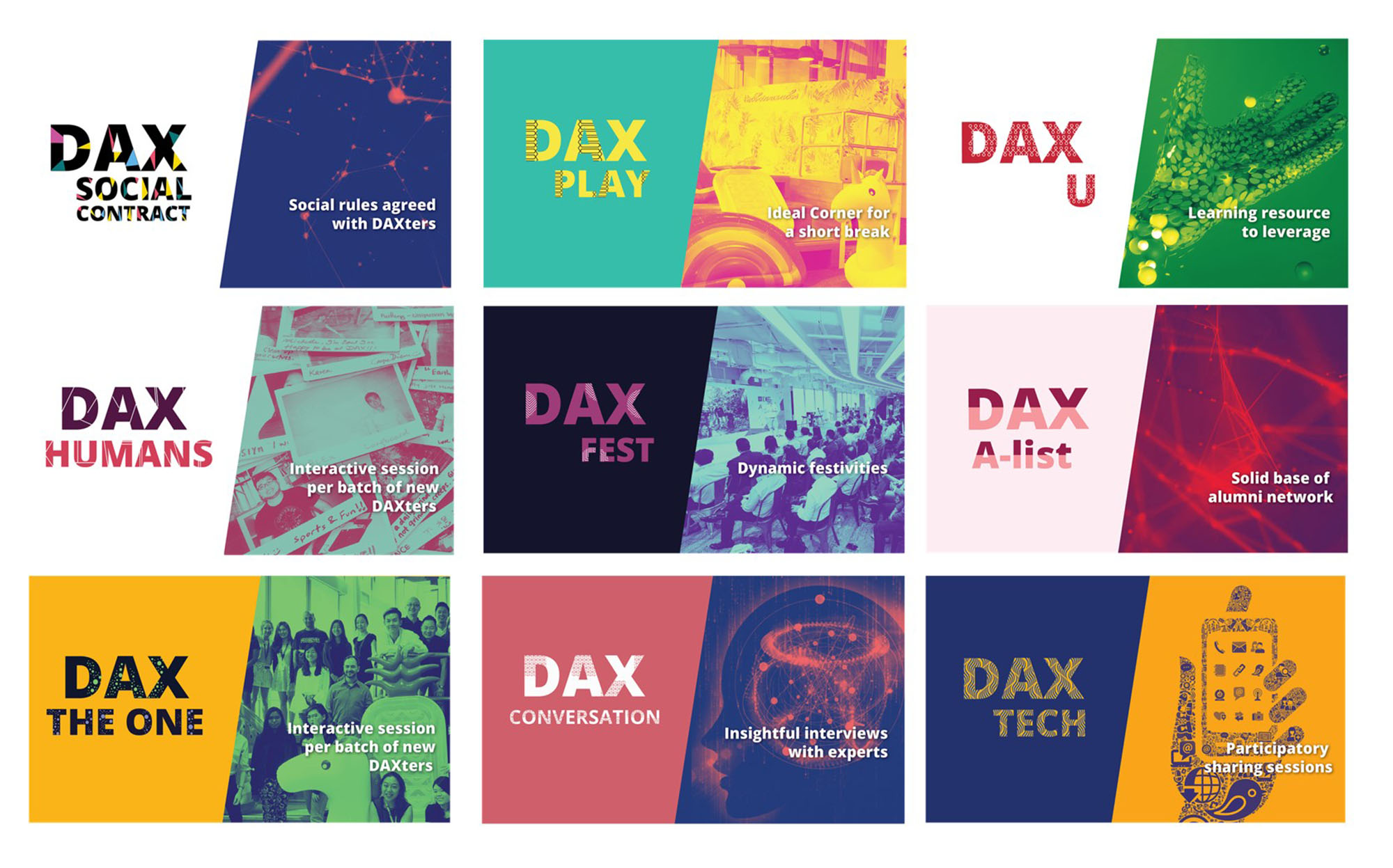 The nine community programmes launched at DAX ReFresh