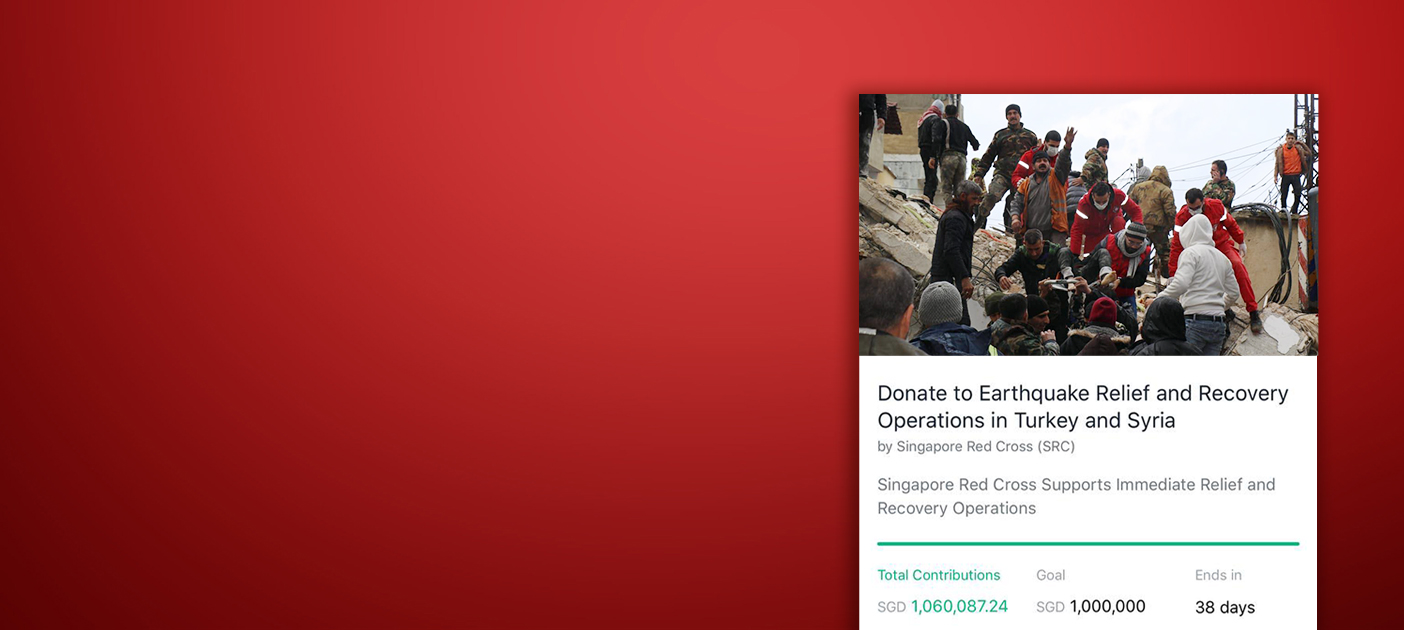 Over SGD 1 million raised