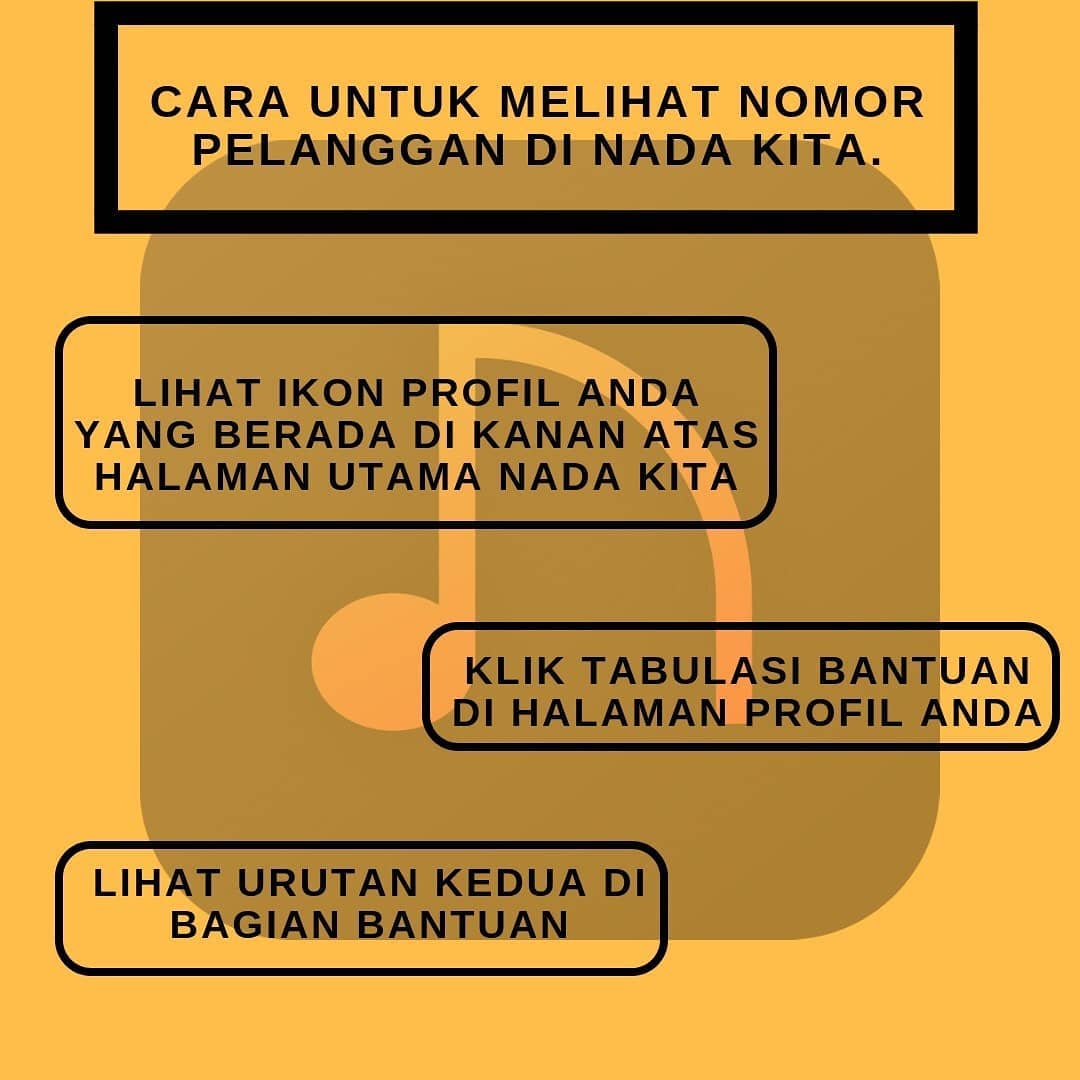 Cara melihat User ID Nada Kita